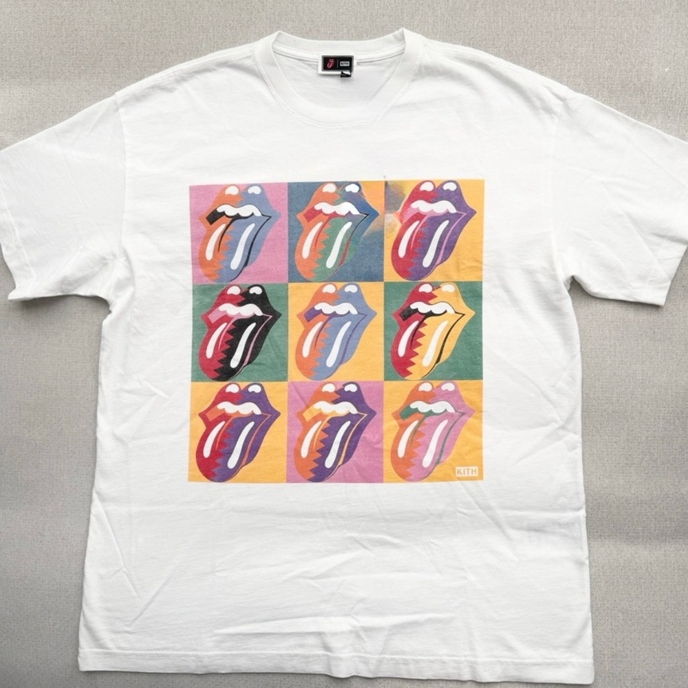 NWOT Kith for The Rolling Stones 1989 Tour Vintage Tee - Picture 5 of 11